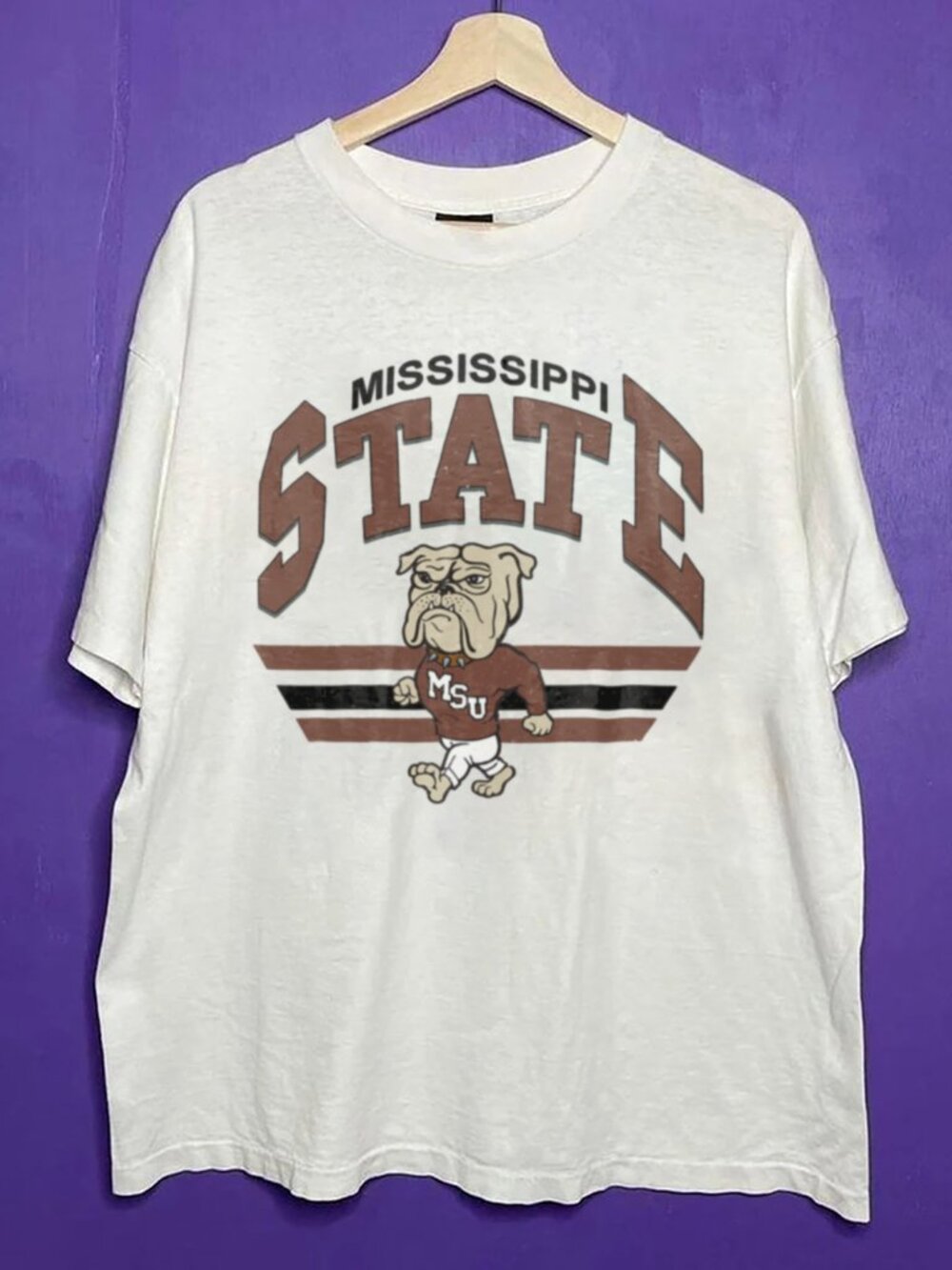 Vintage Mississippi State Bulldogs Football Shirt, Mississippi State University